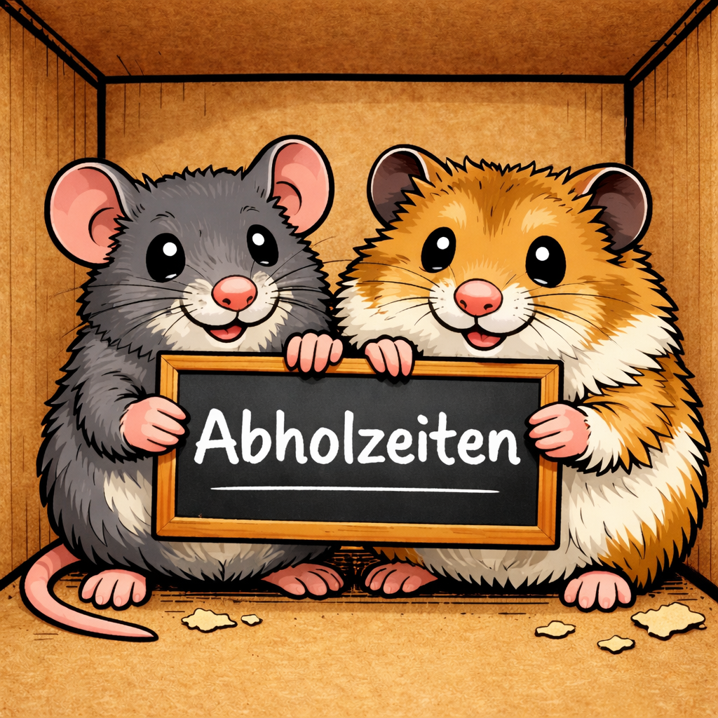 Abholzeiten Hamster Terrarium Berlin